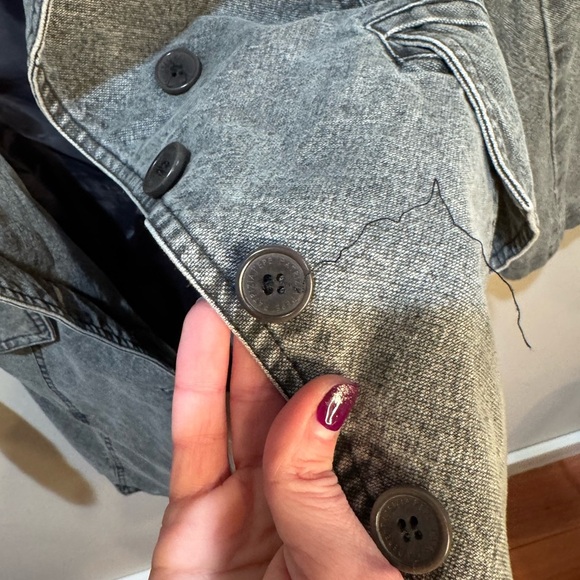 Patrizia Pepe Denim Jacket Y2K Vintage Sz 42 (S/6) - Picture 11 of 12